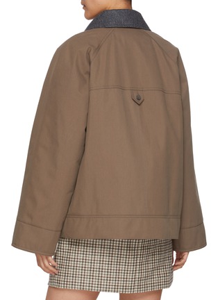 Back View - Click To Enlarge - BRUNELLO CUCINELLI - Convertible Collar Workwear Jacket