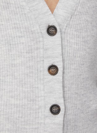  - BRUNELLO CUCINELLI - Lurex Ribbed Knit Cardigan