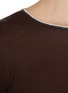  - BRUNELLO CUCINELLI - Monili Embellished Neck Cashmere Silk Knit Top