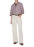 Figure View - Click To Enlarge - BRUNELLO CUCINELLI - Monili Embellished Neck Cashmere Silk Knit Top