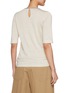 Back View - Click To Enlarge - BRUNELLO CUCINELLI - Monili Neckline Cashmere Silk Knit Top