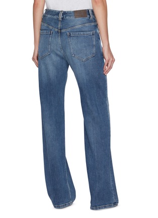 Back View - Click To Enlarge - BRUNELLO CUCINELLI - Straight Leg Medium Wash Jeans