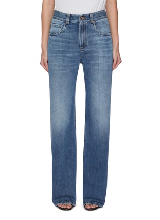 Main View - Click To Enlarge - BRUNELLO CUCINELLI - Straight Leg Medium Wash Jeans