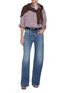 Figure View - Click To Enlarge - BRUNELLO CUCINELLI - Straight Leg Medium Wash Jeans