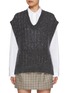 Main View - Click To Enlarge - BRUNELLO CUCINELLI - Cable Knit Sequin Knit Vest