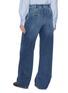 Back View - Click To Enlarge - BRUNELLO CUCINELLI - Pleated Front Dark Wash Jeans