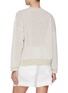 Back View - Click To Enlarge - BRUNELLO CUCINELLI - Striped Lurex Knit Sweater