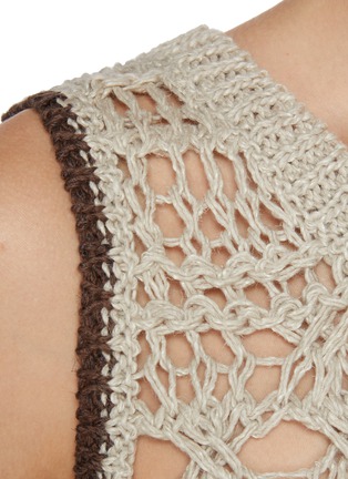  - BRUNELLO CUCINELLI - Hollow Knit Top