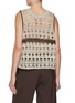 Back View - Click To Enlarge - BRUNELLO CUCINELLI - Hollow Knit Top