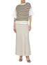 Figure View - Click To Enlarge - BRUNELLO CUCINELLI - Sequined Striped Knit Top