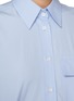 Detail View - Click To Enlarge - BRUNELLO CUCINELLI - Bow Tie Monili Embellished Pocket Shirt