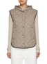 Main View - Click To Enlarge - BRUNELLO CUCINELLI - Quilted Hooded Puffer Gilet