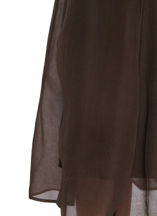  - BRUNELLO CUCINELLI - Sheer Silk Midi Skirt