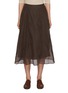 Main View - Click To Enlarge - BRUNELLO CUCINELLI - Sheer Silk Midi Skirt