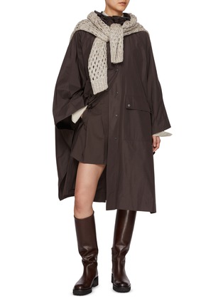 Figure View - Click To Enlarge - BRUNELLO CUCINELLI - Pleated Front Bermuda Shorts