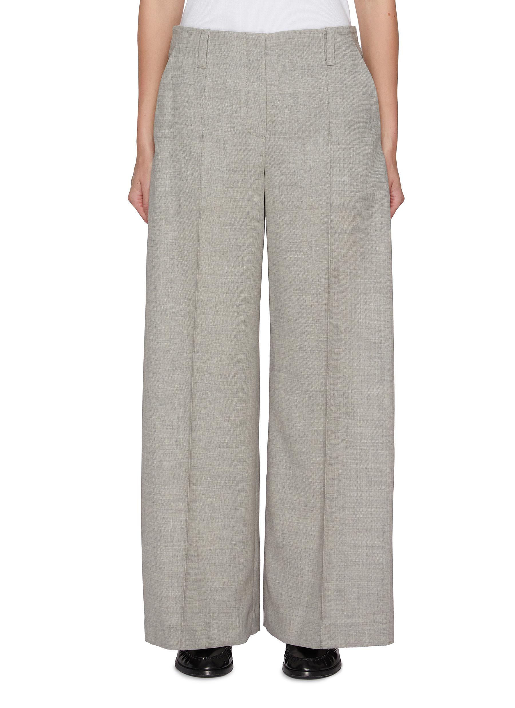 BRUNELLO CUCINELLI | Monili Embellished Belt Loop Wide Leg