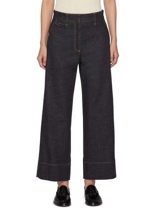 Main View - Click To Enlarge - BRUNELLO CUCINELLI - Ankle Length Kick Flare Jeans
