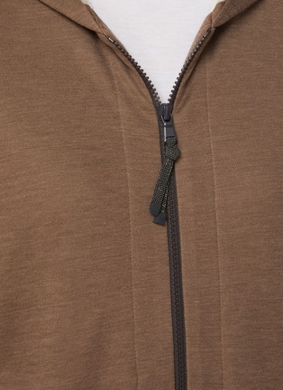  - BRUNELLO CUCINELLI - Hooded Cotton Blend Travel Jacket