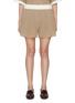 Main View - Click To Enlarge - BRUNELLO CUCINELLI - Sequined Linen Silk Bermuda Shorts
