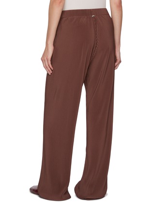 Back View - Click To Enlarge - HERNO - Plissé Elasticated Pants