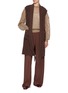 Figure View - Click To Enlarge - HERNO - Plissé Elasticated Pants