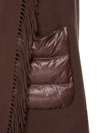  - HERNO - Fringed Open Front Gilet