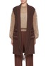 Main View - Click To Enlarge - HERNO - Fringed Open Front Gilet