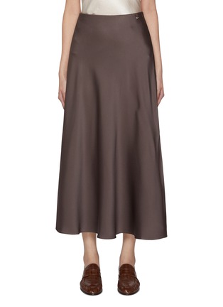 Main View - Click To Enlarge - HERNO - Fluid Midi Skirt