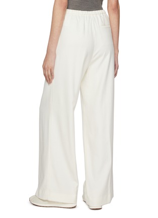 Back View - Click To Enlarge - HERNO - Silk Cashmere Blend Drawstring Pants