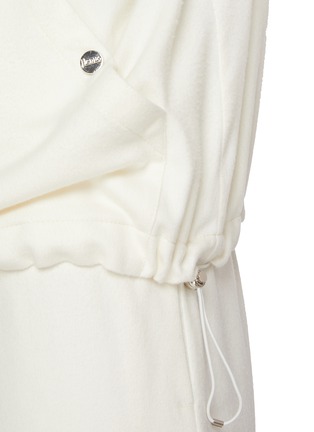  - HERNO - Short Sleeve Silk Cashmere Hooded Jacket
