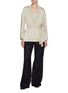Figure View - Click To Enlarge - HERNO - Open Front Belted Cardigan