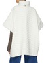 Back View - Click To Enlarge - HERNO - Batwing Sleeve Wave Puffer Jacket
