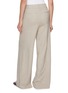 Back View - Click To Enlarge - HERNO - Wide Leg Flannel Pants
