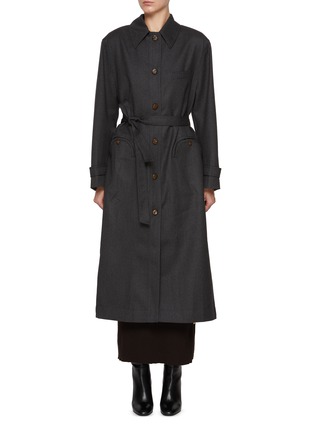 Main View - Click To Enlarge - BLAZÉ MILANO - Astoria Basoto Belted Trench Coat Jacket