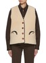 Main View - Click To Enlarge - BLAZÉ MILANO - Tatoosh Gliss Shearling Gilet