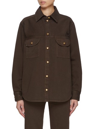 Main View - Click To Enlarge - BLAZÉ MILANO - Clapotis Berber Cotton Shirt