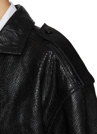  - BLAZÉ MILANO - Emera Charlie Leather Bomber Jacket