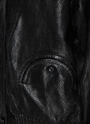  - BLAZÉ MILANO - Emera Charlie Leather Bomber Jacket