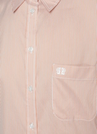  - BLAZÉ MILANO - Catalina Anabas Striped Silk Cotton Shirt