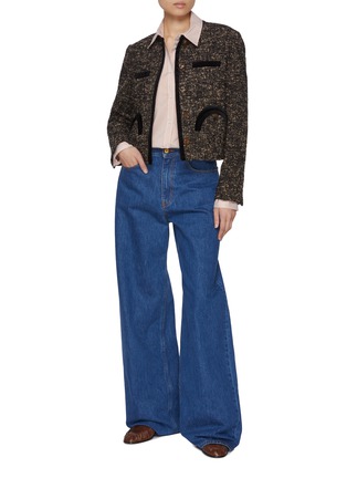 Figure View - Click To Enlarge - BLAZÉ MILANO - Catalina Anabas Striped Silk Cotton Shirt