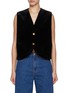 Main View - Click To Enlarge - BLAZÉ MILANO - Jealousy Gliss Velvet Gilet