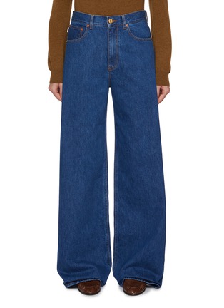 Main View - Click To Enlarge - BLAZÉ MILANO - Nariida Java Cotton Denim Jeans