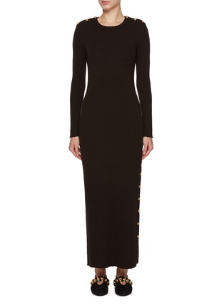 Main View - Click To Enlarge - BLAZÉ MILANO - Love Bug Wool Maxi Dress