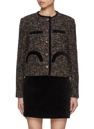 Main View - Click To Enlarge - BLAZÉ MILANO - Katara Shamo Bolero Jacket