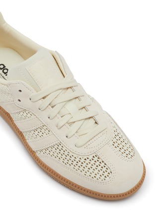 Detail View - Click To Enlarge - ADIDAS - Samba OG Low Top Woven Knit Women's Sneakers