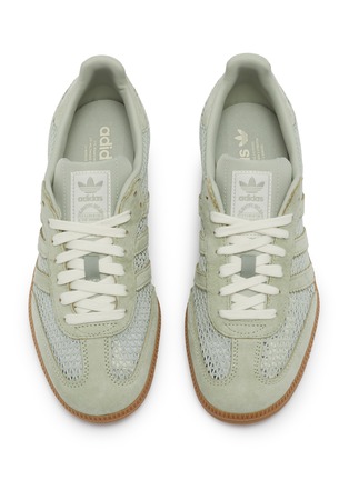 Detail View - Click To Enlarge - ADIDAS - Samba OG Low Top Woven Knit Women's Sneakers