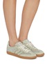 Figure View - Click To Enlarge - ADIDAS - Samba OG Low Top Woven Knit Women's Sneakers