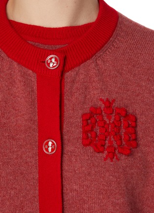 - BARRIE - Mini Thistle Cashmere Knit Cardigan