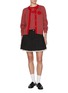 Figure View - Click To Enlarge - BARRIE - Mini Thistle Cashmere Knit Cardigan