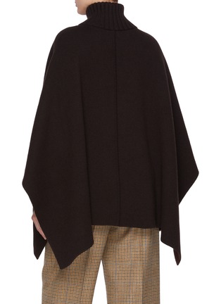 Back View - Click To Enlarge - BARRIE - High Neck Button Up Cape